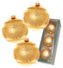 Xmas Night Komet, 3er Set, gold, 8cm