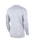 Фото #4 товара Men's White Michigan State Spartans Velocity Legend Team Performance Long Sleeve T-shirt