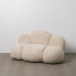 Sofa Beige Polyester Pine 149 x 76 x 77 cm