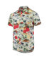 Men's Cream New England Patriots Paradise Floral Button-Up Shirt