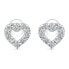 Серьги Kensie Crescent Moon Star Set silver, clear - фото #2