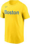 Фото #2 товара Men's Xander Bogaerts Gold Boston Red Sox City Connect Name and Number T-shirt
