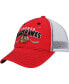 Фото #1 товара Big Boys and Girls Red and White Chicago Blackhawks Core Lockup Trucker Snapback Hat