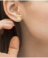 ფოტო #4 პროდუქტის Women's Love My Croc Yellow Gold IP Plated Earrings