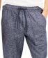 Фото #4 товара Men's Charles Linen Jogger Pants, Created for Macy's