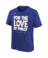 ფოტო #2 პროდუქტის Men's and Women's Blue Philadelphia 76ers 2024 NBA Playoffs Mantra T-Shirt