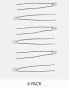 Фото #2 товара True Decadence pearl embellished hair pins in silver