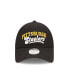 Фото #4 товара Women's Black Pittsburgh Steelers Team Trucker 9Forty Snapback Hat