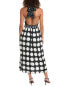 70/21 Maxi Dress Women's Black L