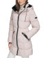 ფოტო #5 პროდუქტის Women's Faux-Fur-Trim Hooded Puffer Coat, Created for Macy's