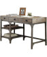 Фото #4 товара Gorden Desk In Weathered Oak & Silver