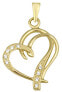 Fashion golden heart pendant 249,001 00,431