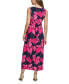 Фото #6 товара Women's Floral-Print Maxi Dress