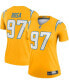 Фото #1 товара Women's Joey Bosa Gold-Tone Los Angeles Chargers Inverted Legend Jersey
