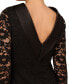 Women's Lace Shawl-Collar Sheath Dress