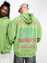 Reclaimed Vintage unisex healing energy hoodie in green