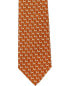 Фото #2 товара Ferragamo Orange Mustang Silk Tie Men's Orange Os