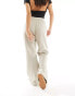 Фото #4 товара Kaiia Petite wide leg joggers in stone