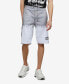 Фото #1 товара Men's Big and Tall Cleaned Dipped Fleece Drawstring Shorts