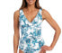 Фото #1 товара La Blanca 268960 Women's Ruffle Trimmed Tankini Top Swimwear Size 4
