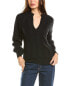 Seraphina Split Neck Sweater Women's Black Os