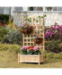 Фото #2 товара Outdoor 24" x 12" Backyard Plant Bed w/ Strong Wooden Design