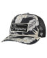 '47 Brand Men's Black Pittsburgh Penguins Tropicalia Allover Print Trucker Adjustable Hat