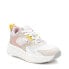 ფოტო #2 პროდუქტის Women's Sneakers By White With Multicolor Accent