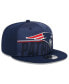 Фото #3 товара Men's Navy New England Patriots 2023 NFL Training Camp 9FIFTY Snapback Hat