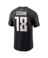 Фото #2 товара Nike Men's Kirk Cousins Black Atlanta Falcons Player Name Number T-Shirt