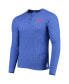 ფოტო #3 პროდუქტის Men's Royal New England Patriots Thermal Henley Long Sleeve T-shirt