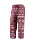 ფოტო #3 პროდუქტის Men's Maroon Virginia Tech Hokies Ugly Sweater Long Sleeve T-shirt and Pants Sleep Set