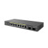 Фото #3 товара EnGenius FIT Switch 8-port GbE PoE.af/at+ 55W 2xSFP Desktop wall-mountable - Switch - Amount of ports: