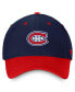 Фото #2 товара Men's Navy, Red Montreal Canadiens Authentic Pro Rink Two-Tone Flex Hat