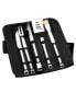Cubo 6-Pc. Stainless Steel BBQ Set with Folding Bag
