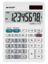 Sharp EL-310W - Desktop - Financial - 8 digits - 1 lines - Battery/Solar - White