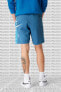 Фото #2 товара Sportswear Air French Terry Short Kalın Pamuklu Refletörlü Erkek Şort Mavi