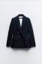 Tailored double-breasted blazer