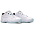 Jordan Air Jordan 11 retro low "legend blue" 防滑耐磨 低帮 复古篮球鞋 男女同款 白蓝 传奇蓝