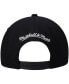 ფოტო #5 პროდუქტის Men's Black Utah Jazz Hardwood Classics Script 2.0 Snapback Hat