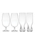 Фото #1 товара Tuscany Classics Assorted Beer Glass Set, 4 Piece