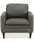 CLOSEOUT! Locasta 35" Tufted Leather Arm Chair, Created for Macy's