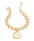 ფოტო #2 პროდუქტის 14K Gold-Plated Sadie Personalized Initial Bracelet