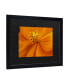 Фото #2 товара Kurt Shaffer Orange Flower Matted Framed Art - 15" x 20"