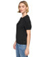 ფოტო #9 პროდუქტის Women's Tweed Karl Puff Sleeve Top