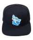 Men's Black Cheyney Wolves Arch Over Logo Evergreen Snapback Hat