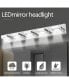 LED Modern Chrome Makeup Light, 5-Lights Acrylic Chrome Makeup Mirror Light