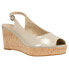 Фото #2 товара VANELi Gardy Wedge Womens Beige Casual Sandals 308705