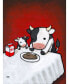 Фото #2 товара Картина гобеленовая Eyes On Walls luke Chueh Revenge Is A Dish Cow Art Block Framed 24" x 32"