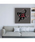 Фото #3 товара Michael Buxto Born Lucky Black Cat Canvas Art - 15.5" x 21"